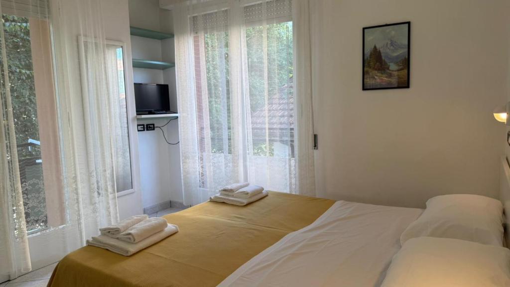 Postel nebo postele na pokoji v ubytování Hotel Ambassador Room Only