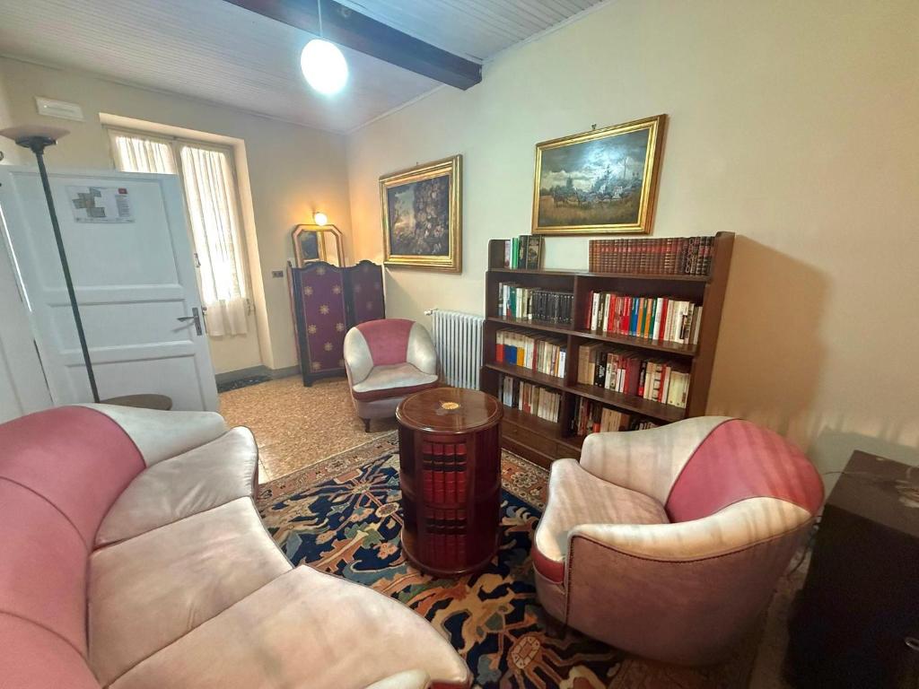 Posezení v ubytování Albergo Dellangelo