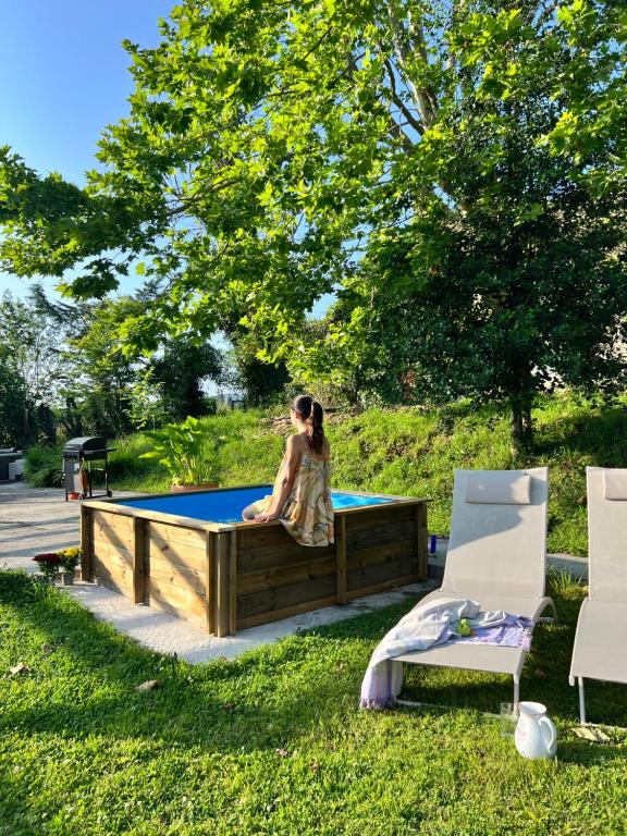 Vonkajšia záhrada v ubytovaní Areitio etxea - casa con jardin
