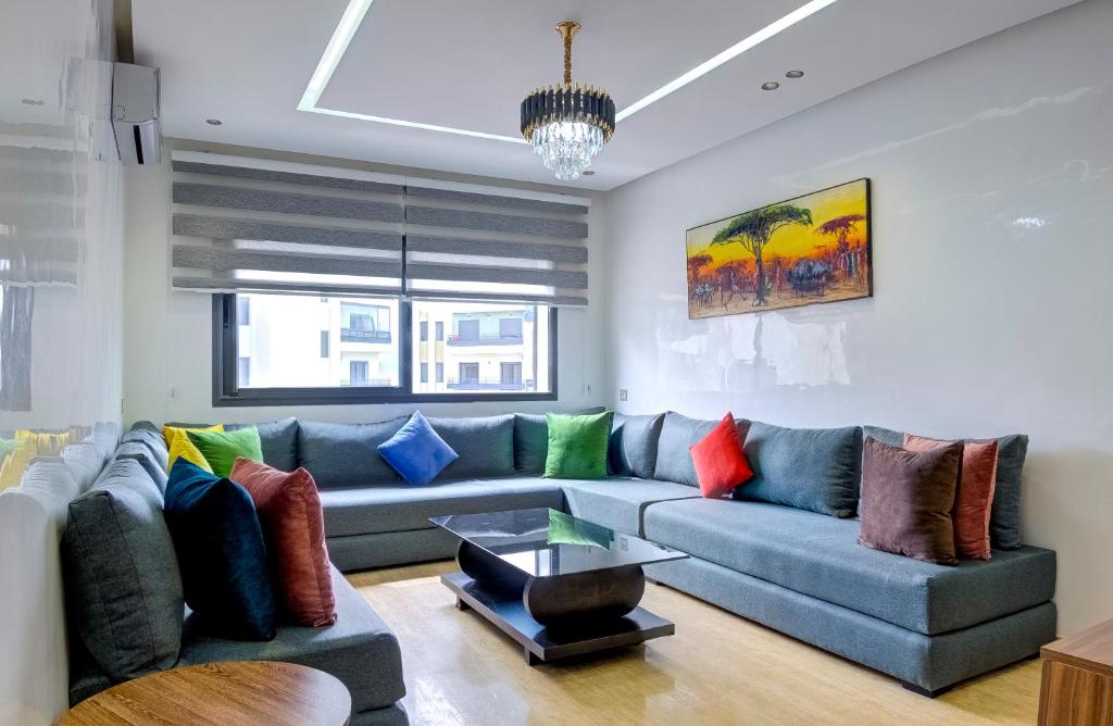 Khu vực ghế ngồi tại Séjour de Luxe Les Oliviers