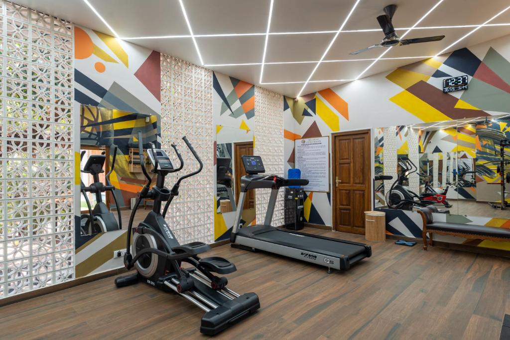 Fitness centrum a/nebo fitness zařízení v ubytování The Grand Leoney Resort