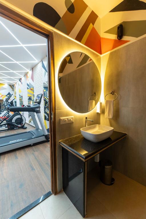 Fitness centrum a/nebo fitness zařízení v ubytování The Grand Leoney Resort
