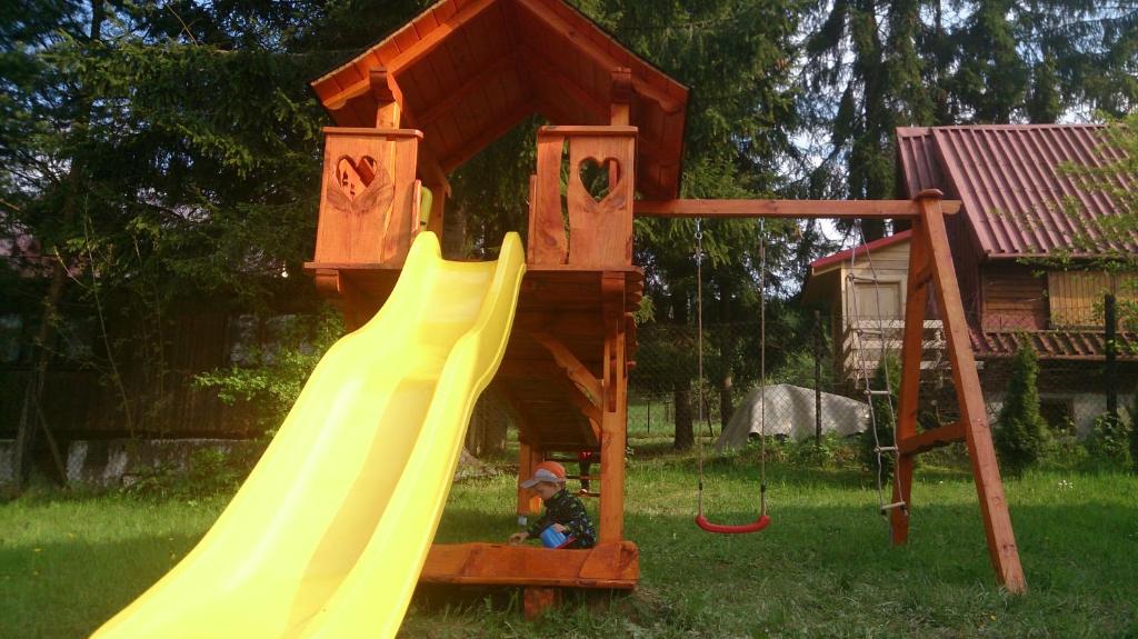 Herní místnost nebo prostor pro děti v ubytování Dom Wakacyjny Letnisko
