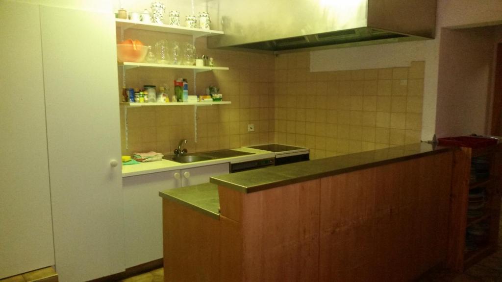 Kuchyň nebo kuchyňský kout v ubytování Holidays Groupes Anzère