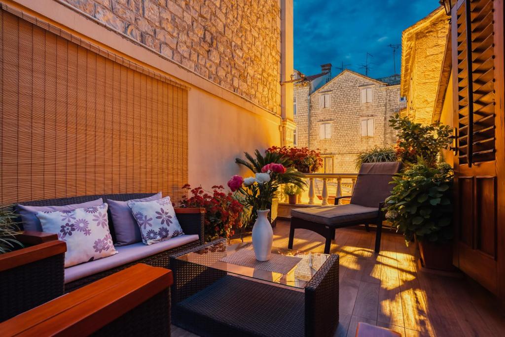 Posedenie v ubytovaní Old town Villa TROGIR STARS with free parking
