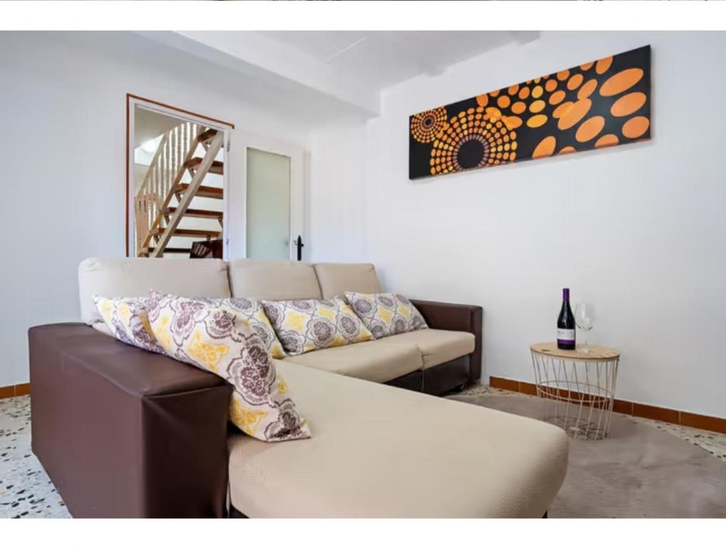 Posezení v ubytování Ca la Neus