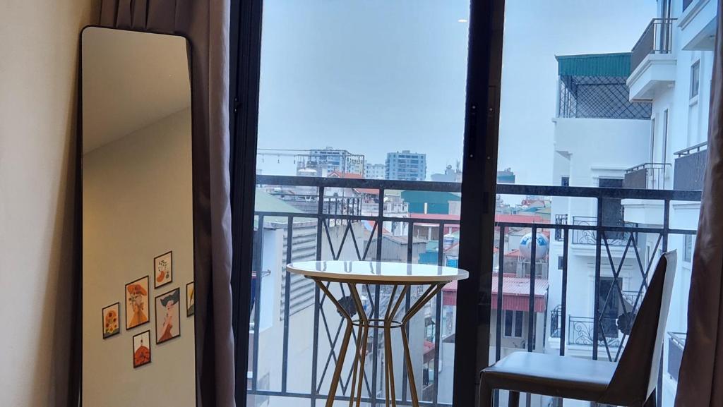 Balkón nebo terasa v ubytování Amazing studio in Hanoi