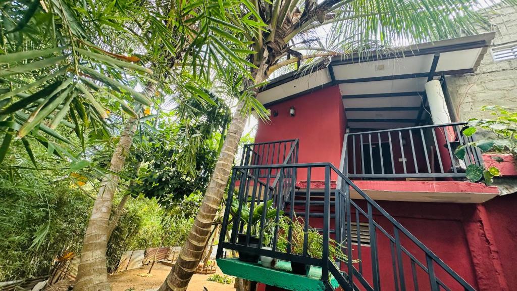 Balkón nebo terasa v ubytování Sigiriya Danu Homestay