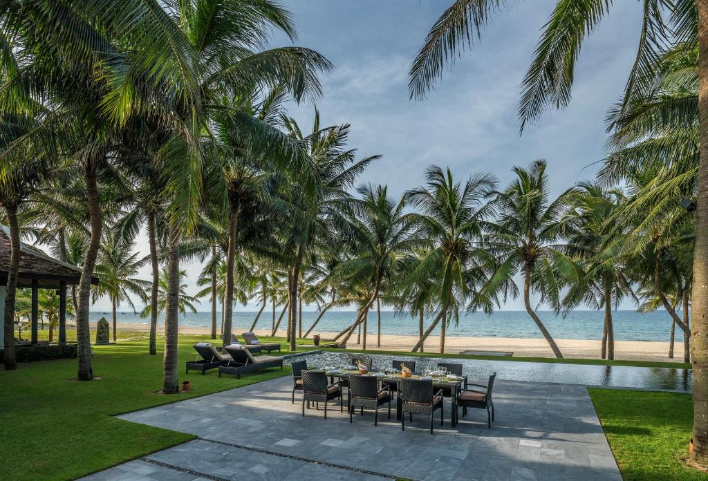 Three Bedroom Beachfront Pool Villa - Room Rate inclusive of breakfast for 2 adults per bedroom