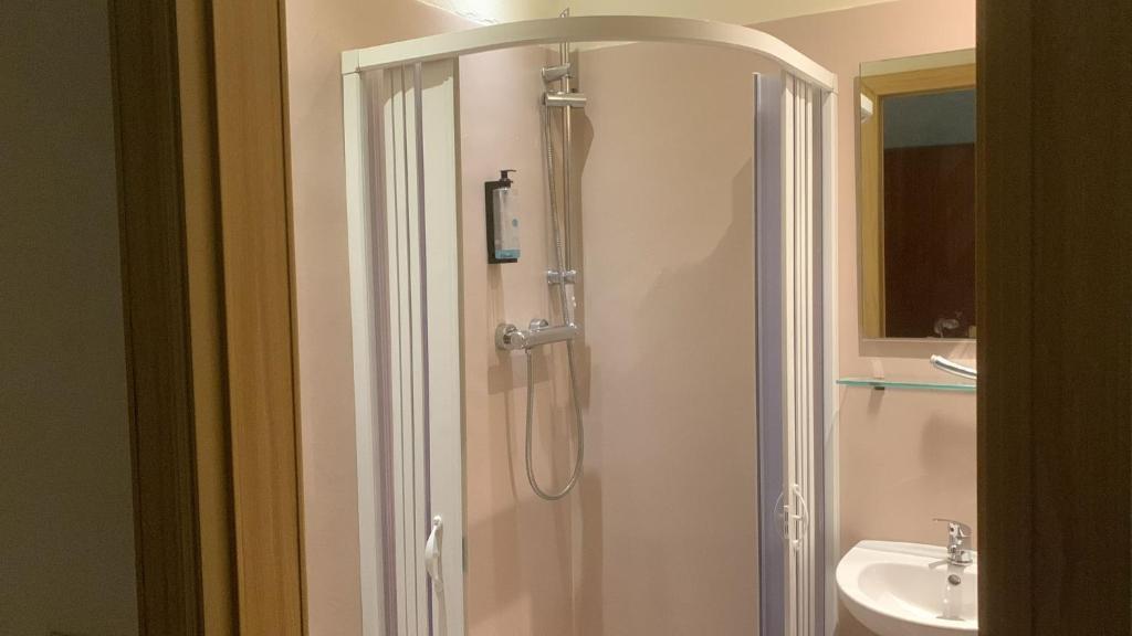 Koupelna v ubytování Hotel Rosati