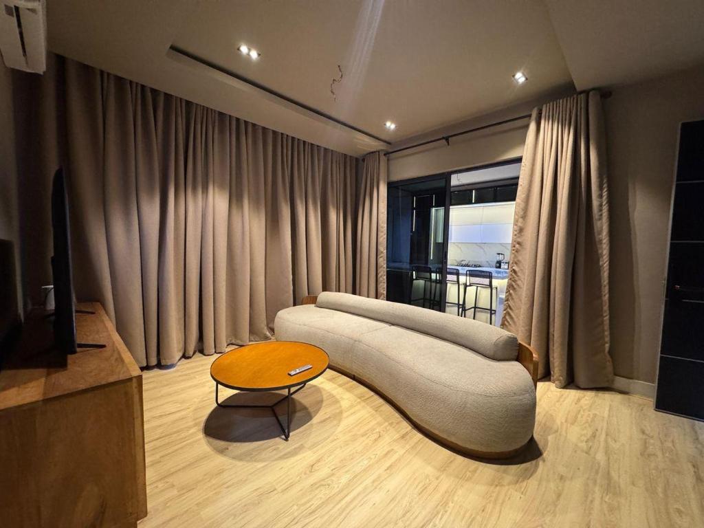 Posezení v ubytování Penthouse