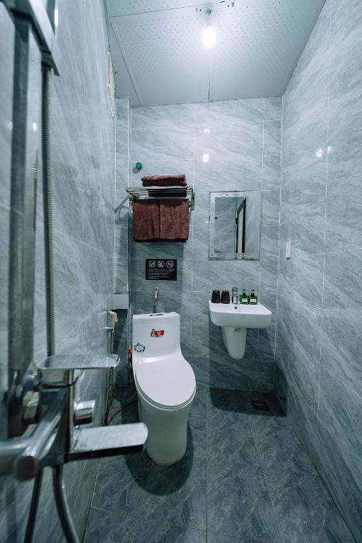 Koupelna v ubytování Napoli Hostel
