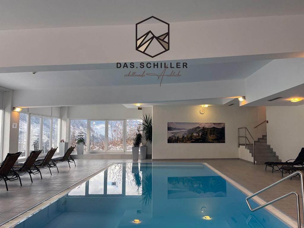Bazén v ubytování Luxus Kaiser Franz Josef DAS SCHILLER nebo v jeho okolí