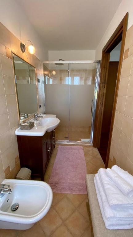 Koupelna v ubytování B&B Civico 61