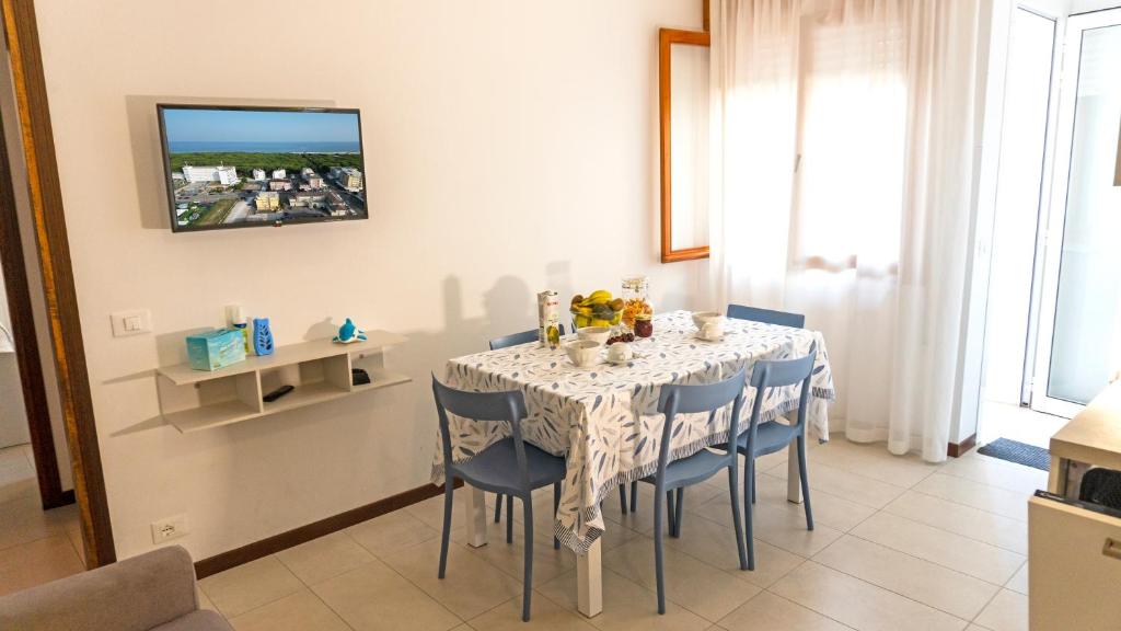TV a/nebo společenská místnost v ubytování Casa Doge