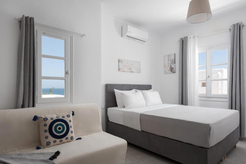 Ένα ή περισσότερα κρεβάτια σε δωμάτιο στο Palma Elegant Suites
