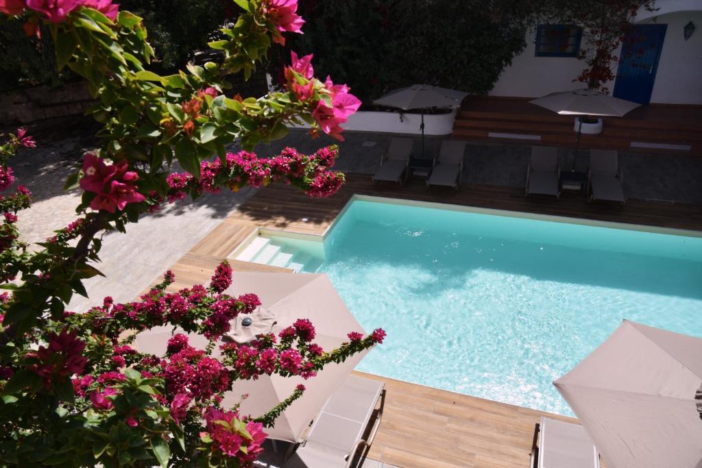 Bazén v ubytování Boutique Hotel Tilos Mare nebo v jeho okolí