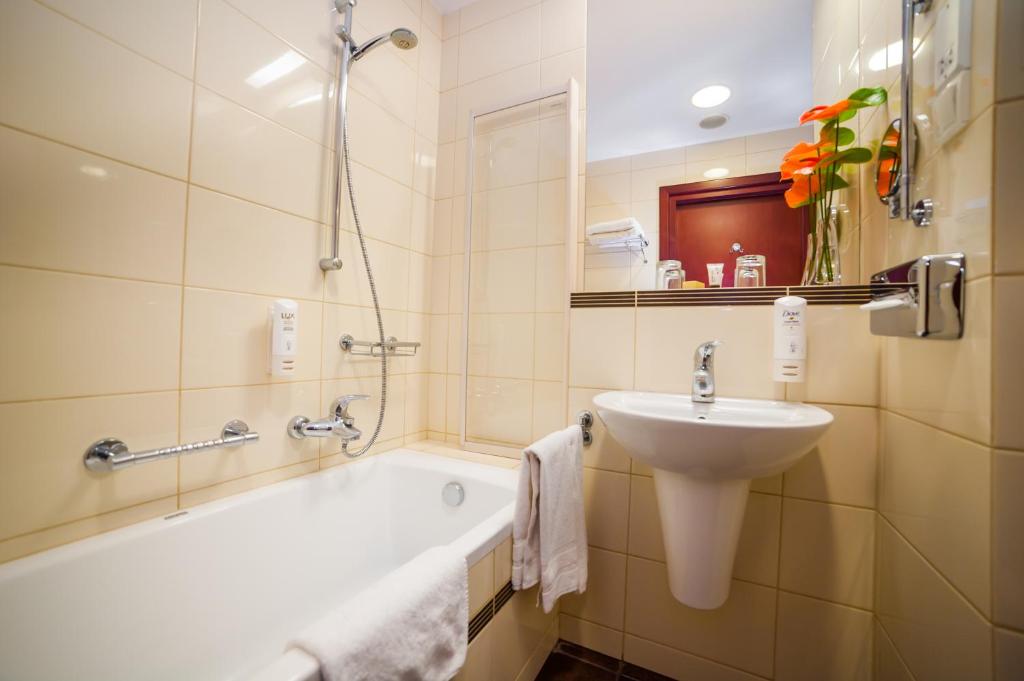 Kúpeľňa v ubytovaní Premier Kraków Hotel