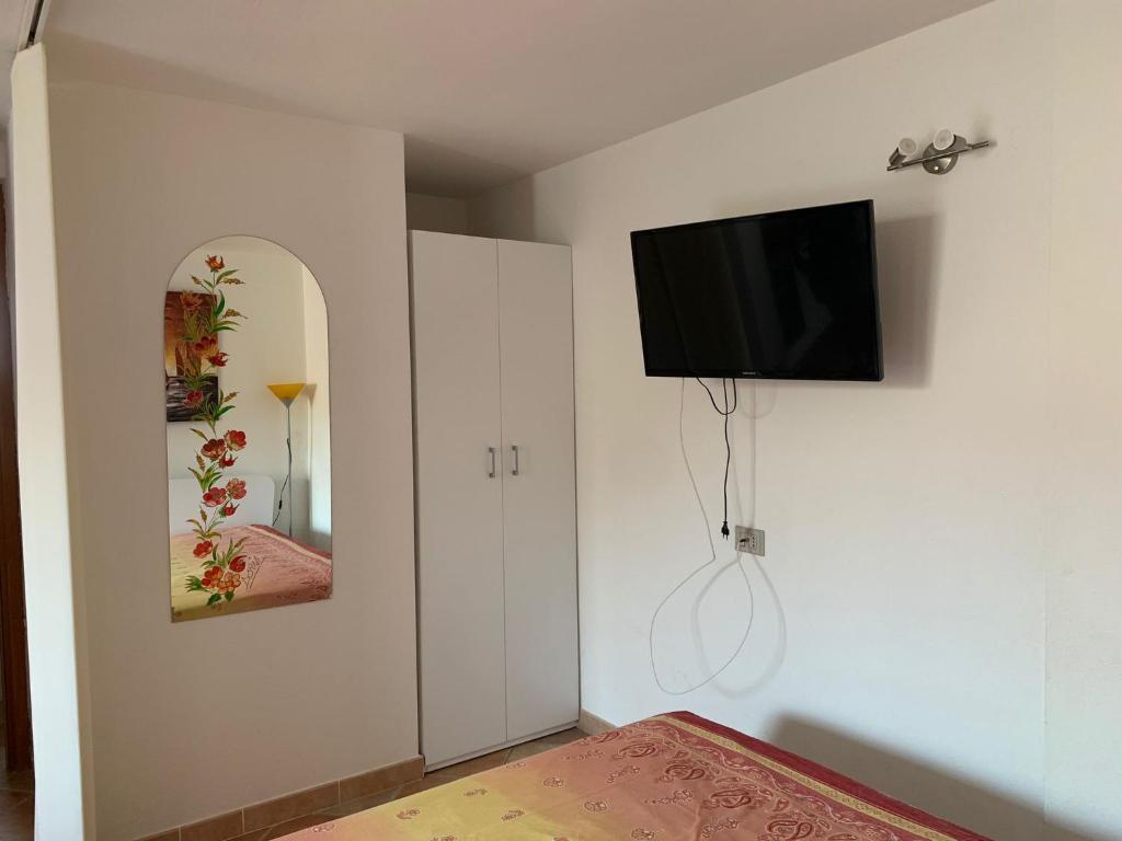 Telewizja i/lub zestaw kina domowego w obiekcie La PAVONCELLA sul MARE
