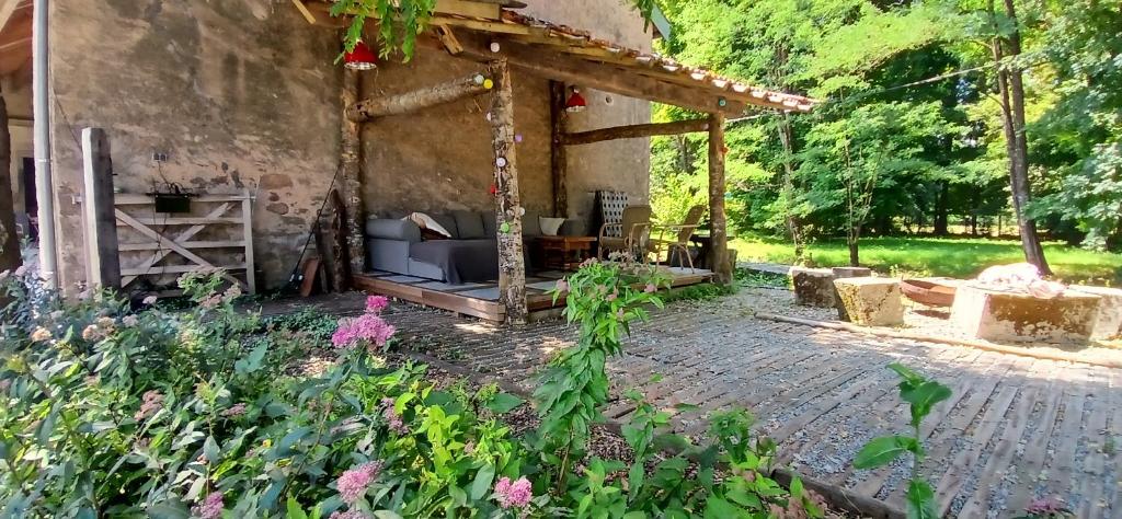 Zahrada ubytování Manoir La Cerise