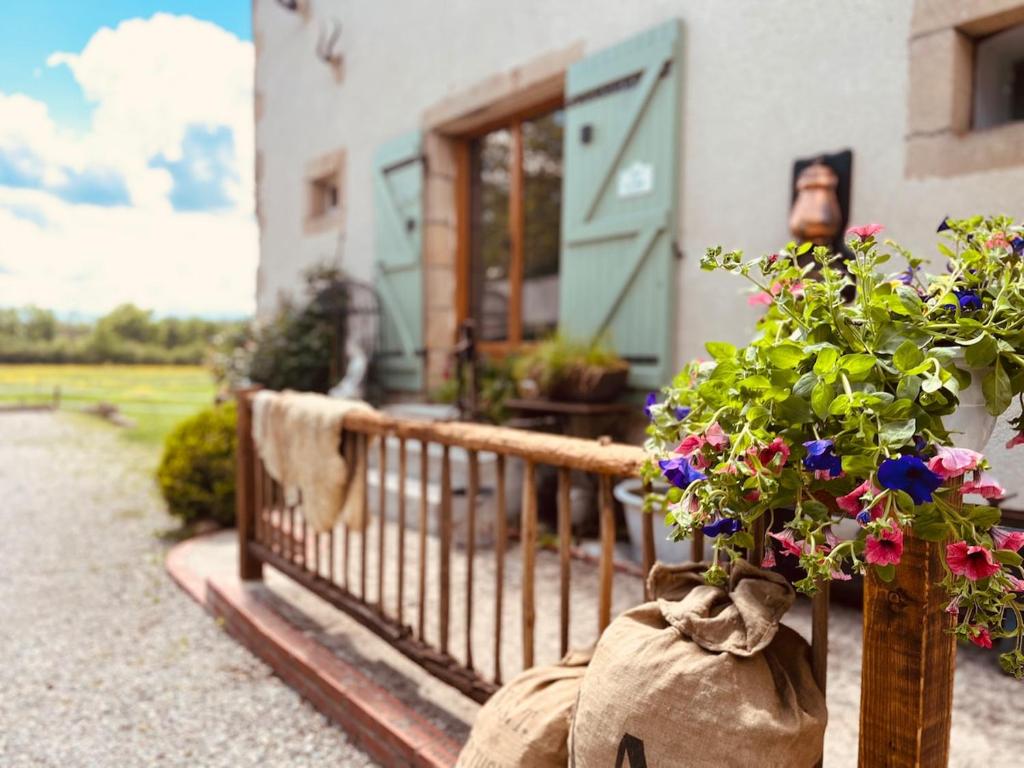 Zahrada ubytování Gîte "Le Voyageur"