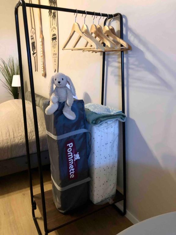 Postel nebo postele na pokoji v ubytování Gîte "Le Voyageur"
