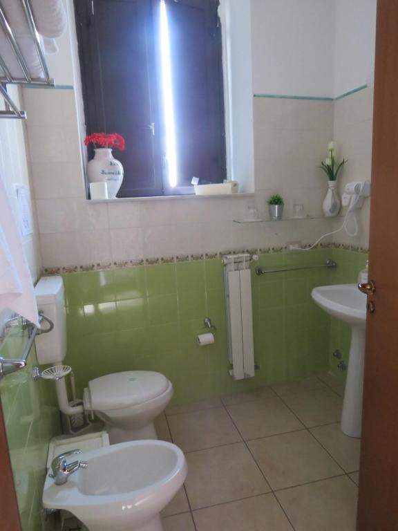 Koupelna v ubytování B&B Regina Carolina
