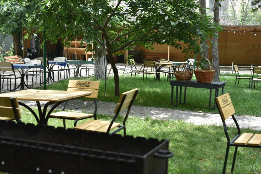 Zahrada ubytování Green Palace