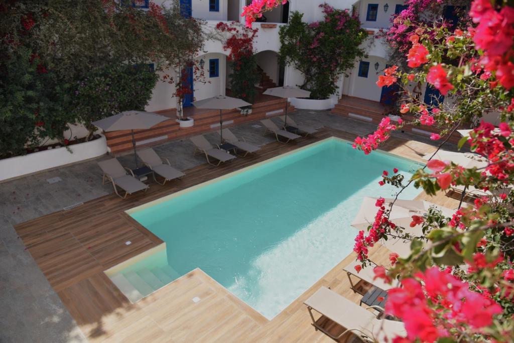 Bazén v ubytování Boutique Hotel Tilos Mare nebo v jeho okolí
