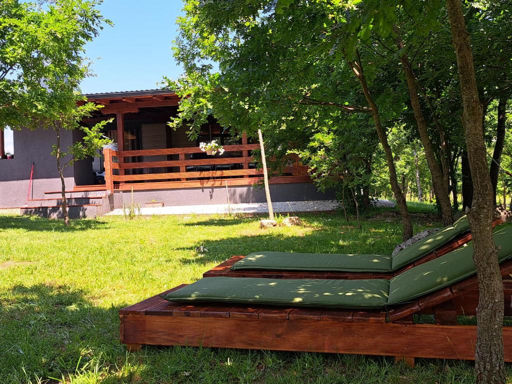 Zahrada ubytování De Luxe mobilna kuća Kijani, 44m2