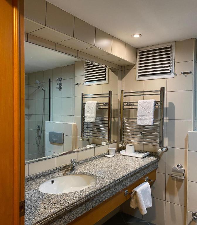 Koupelna v ubytování SİMİSSO HOTEL