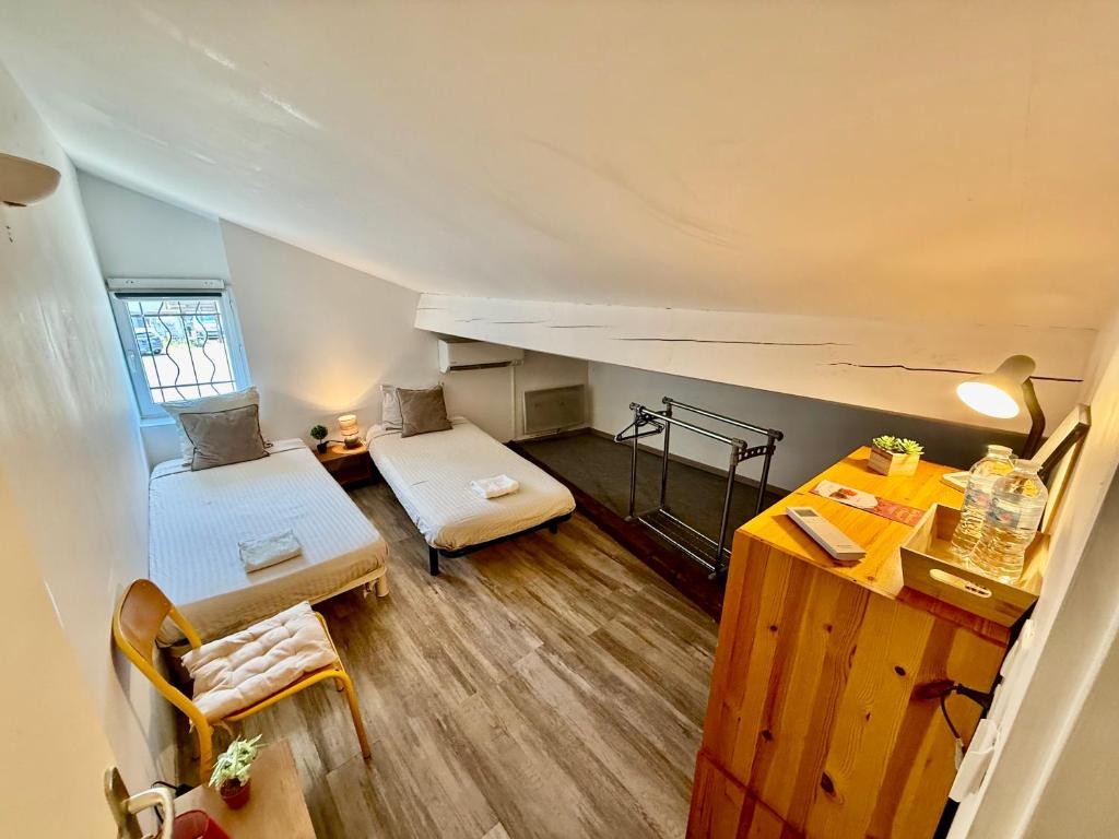 Posezení v ubytování Ô'Berge & Chambres Avignon