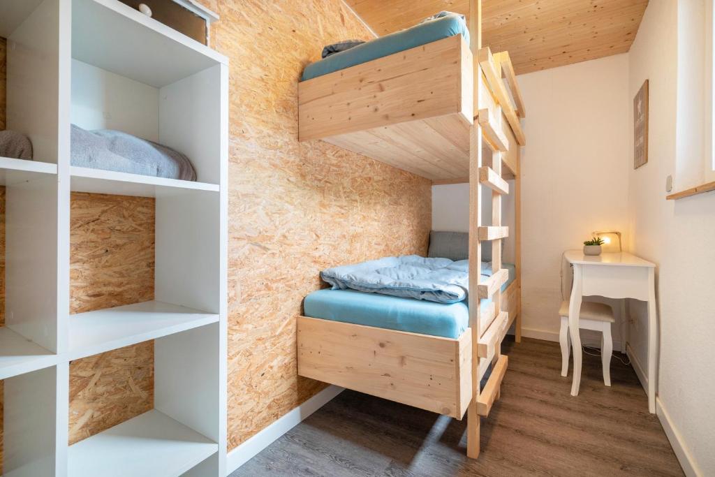 Postel nebo postele na pokoji v ubytování Seeperle 2