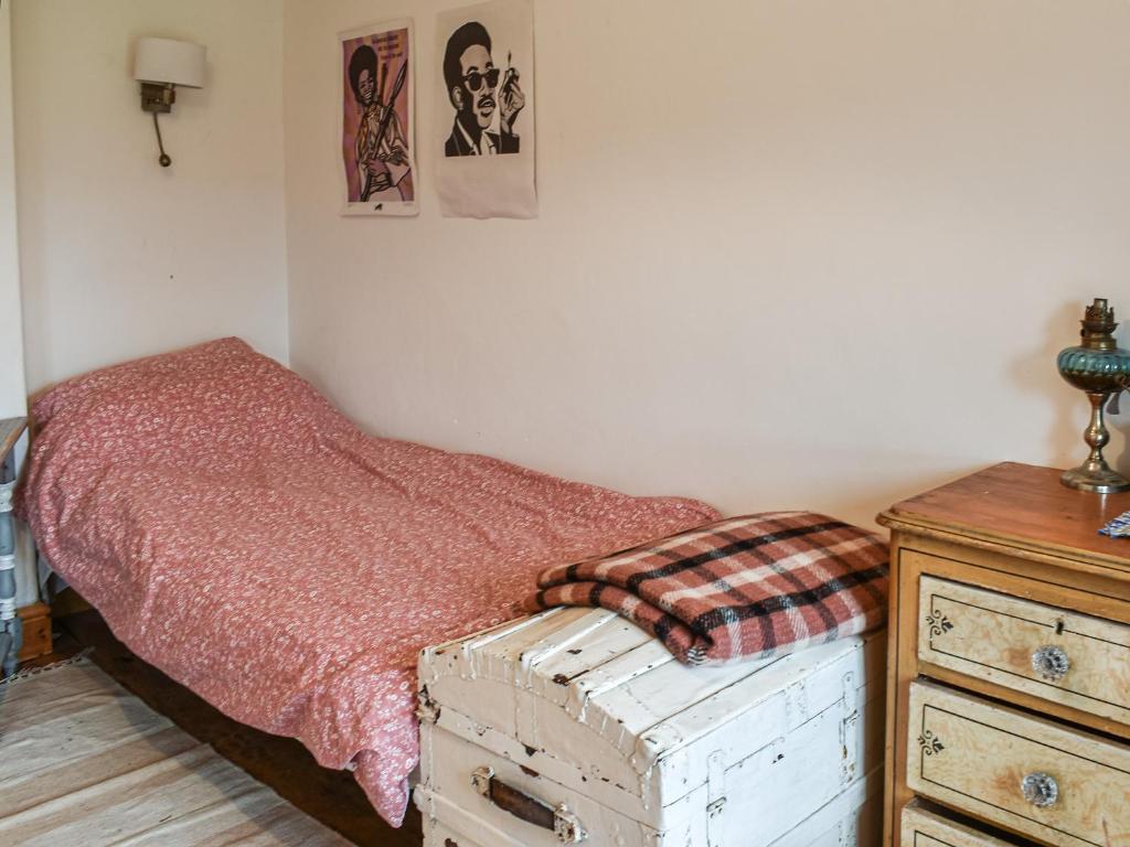 Postel nebo postele na pokoji v ubytování Nant Y Crogwyn