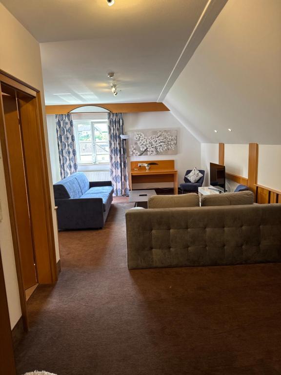 Posezení v ubytování Hotel Goldenes Schiff