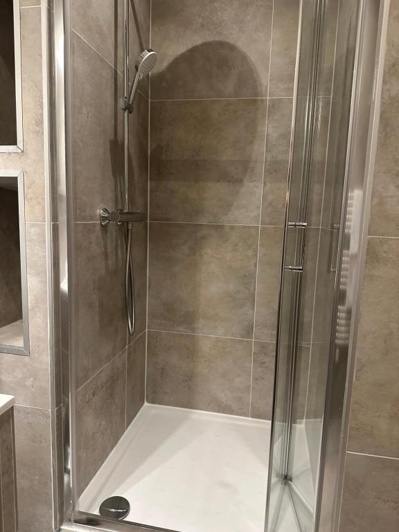 Koupelna v ubytování Hotel Azur