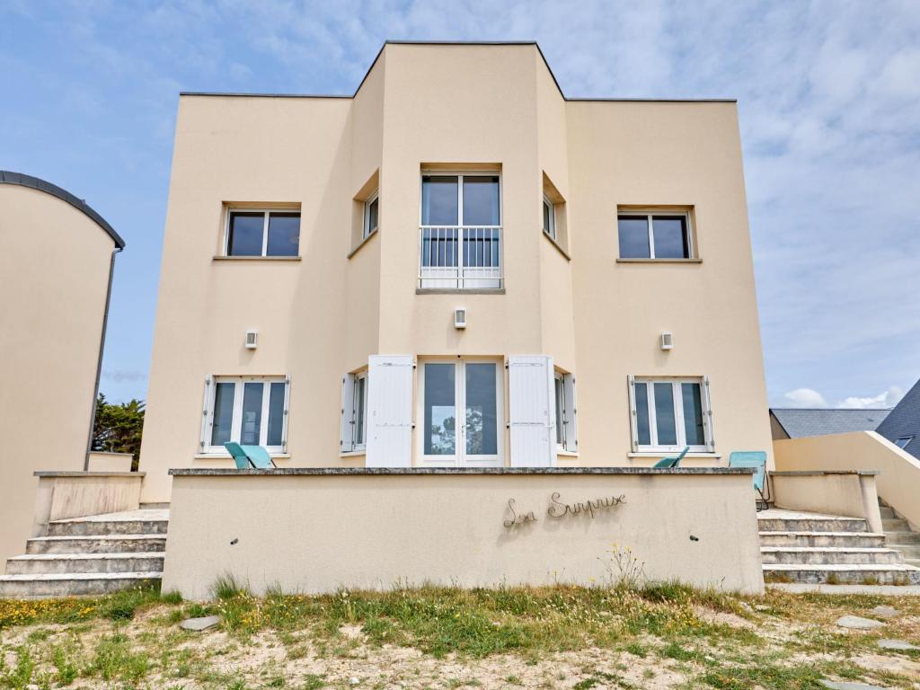a house on top of a hill at Holiday Home La Surprise by Interhome in Saint-Germain-sur-Ay