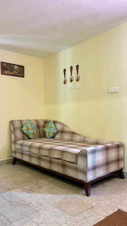 Posezení v ubytování De Huts Penthouse
