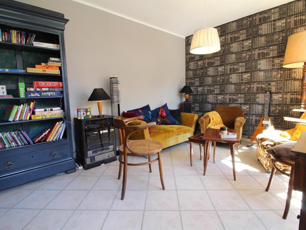 Posezení v ubytování Gîte rénové XVIIIème siècle, animaux acceptés, jardin clôturé - FR-1-583-452