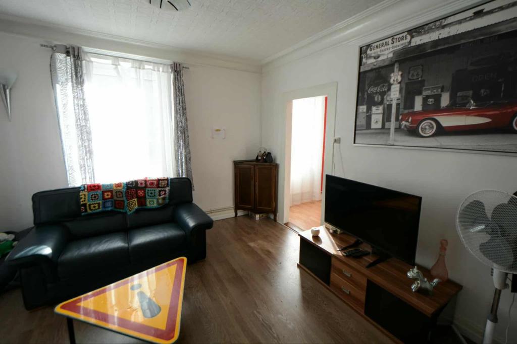 TV a/nebo společenská místnost v ubytování Appartement de caractère