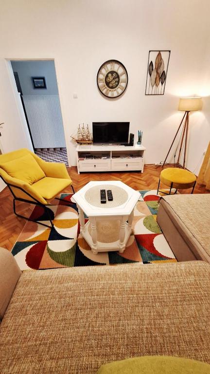 Istumisnurk majutusasutuses Red House Apartment