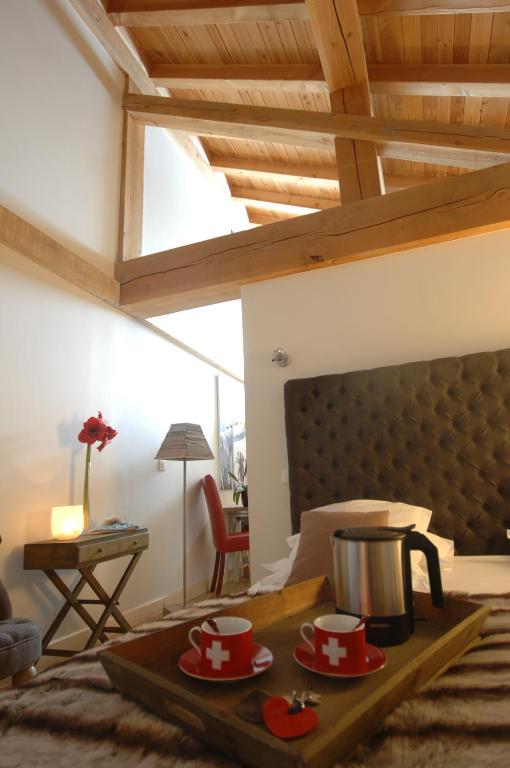 Posezení v ubytování Hotel Le Monal