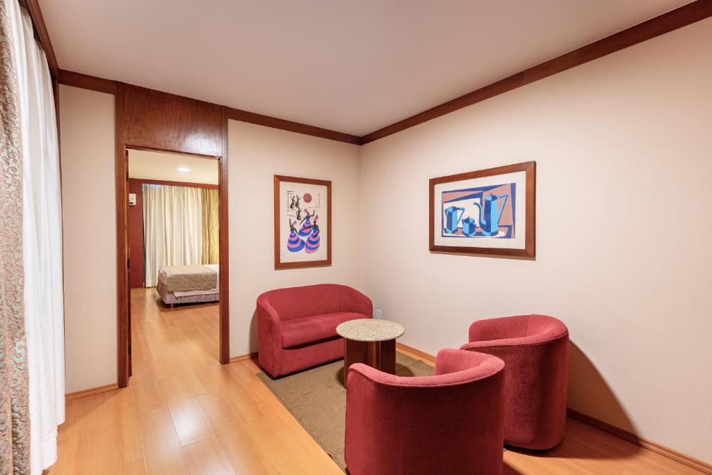 Posezení v ubytování Hotel Crystal