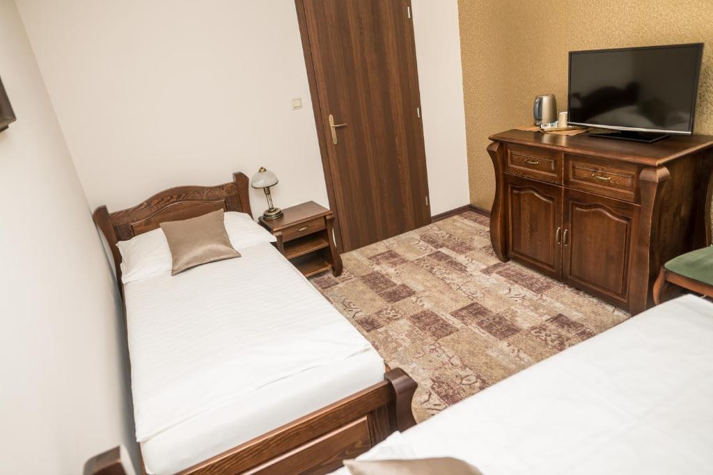 Postel nebo postele na pokoji v ubytování Villa Žerotín Penzion Bed & Breakfast
