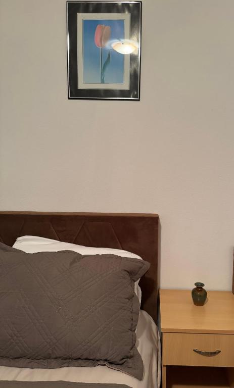 Postel nebo postele na pokoji v ubytování Studio Apartments Domenik
