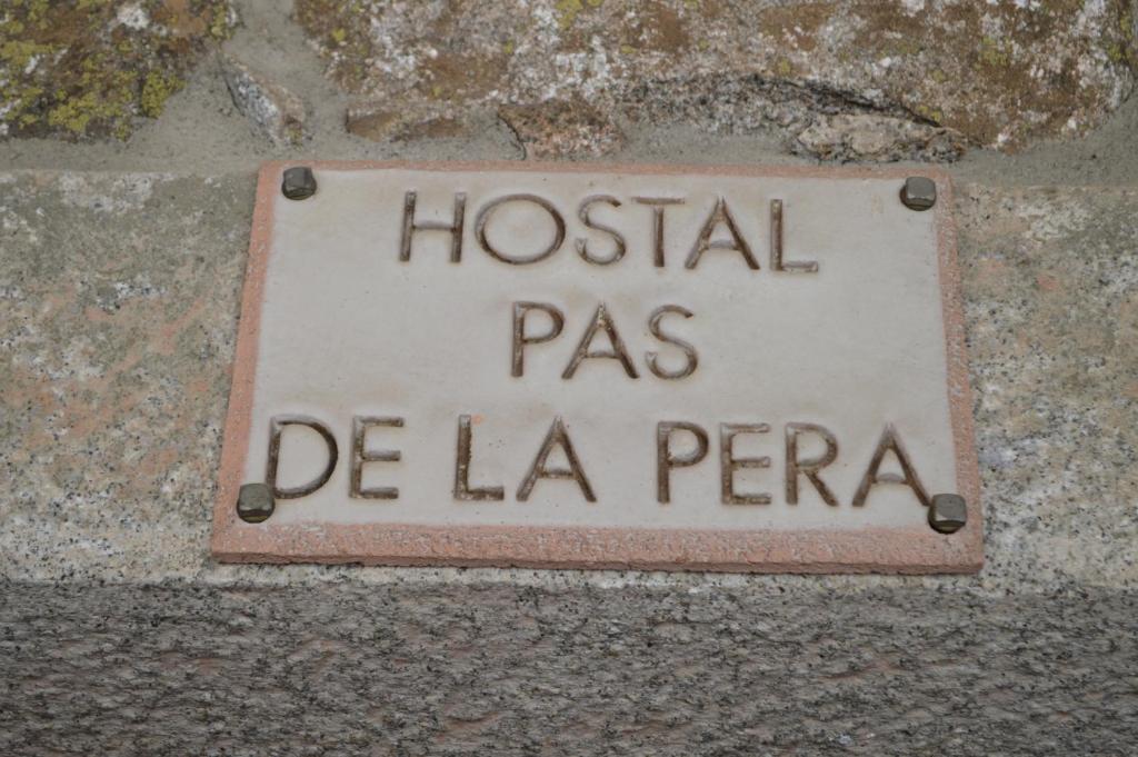 Certifikát, hodnocení, plakát nebo jiný dokument vystavený v ubytování Hostal Pas De La Pera