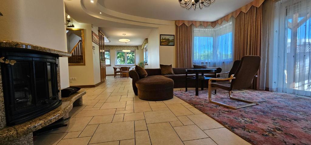 Posezení v ubytování Apartament FLORA