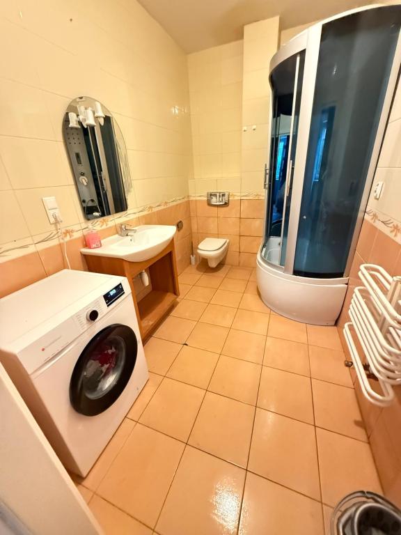 Ванная комната в Apostel hostel
