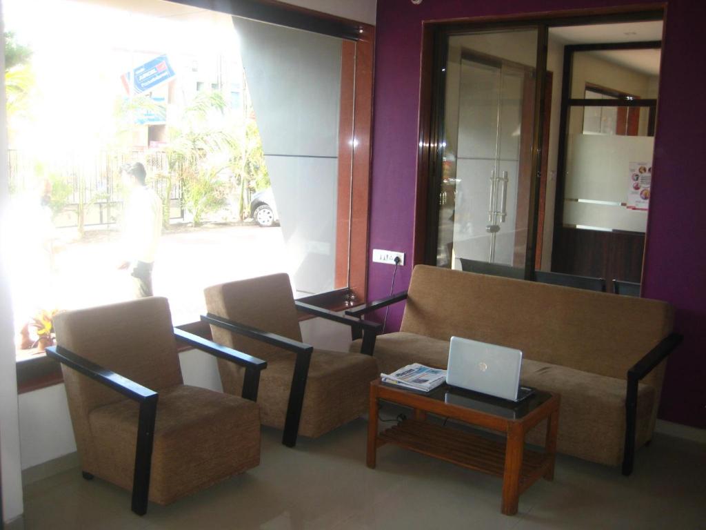 Posezení v ubytování Hotel Yogiraj