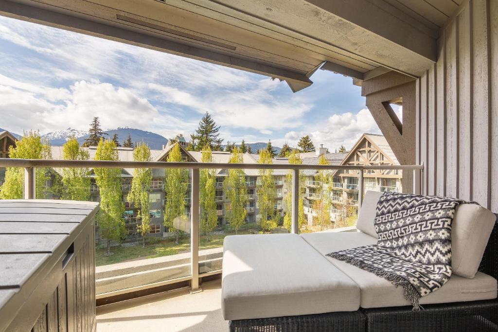 Balkón nebo terasa v ubytování Aspens Mountain Side Resort